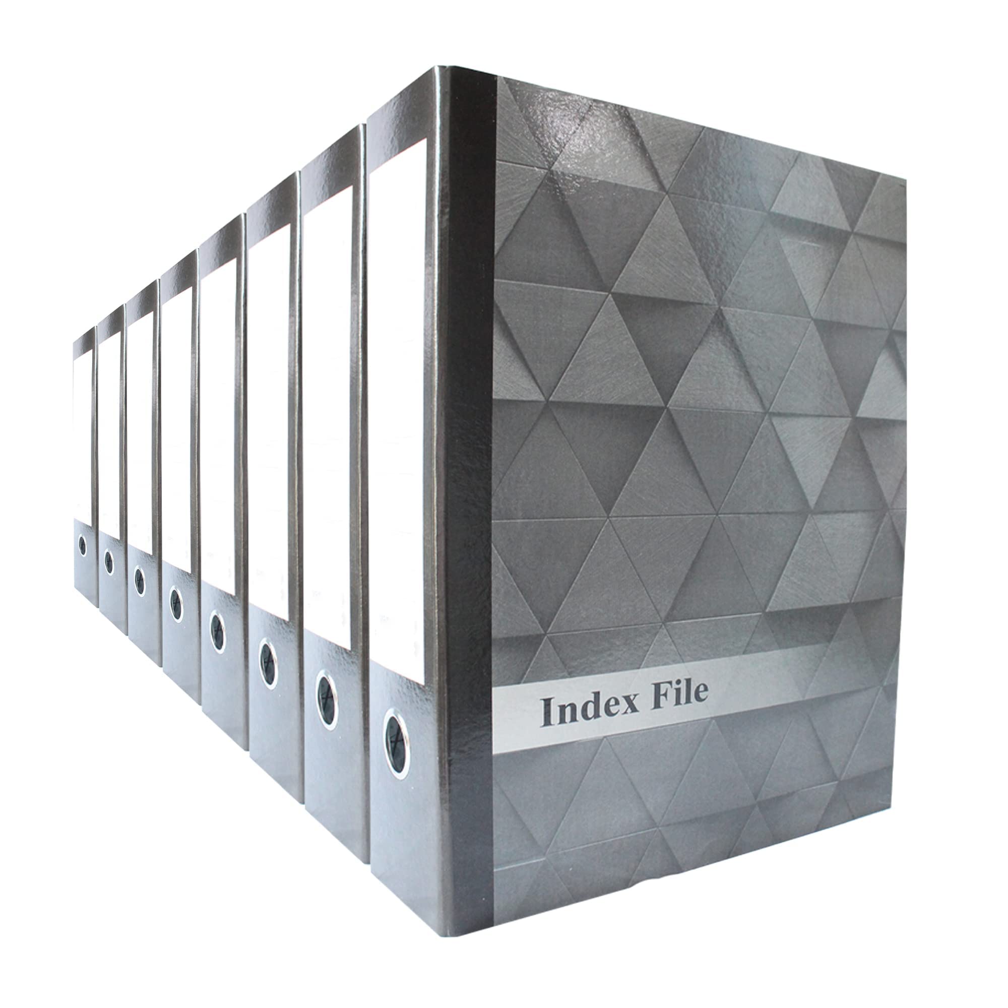 Bindex Asian Cardboard Office Lever Arch Box File, Folder Cover, Folder for Certificate, Document, Box Binder Office File Laminated (Dark Gray) | Portfolio | Folder Cover | Index | Envelope File