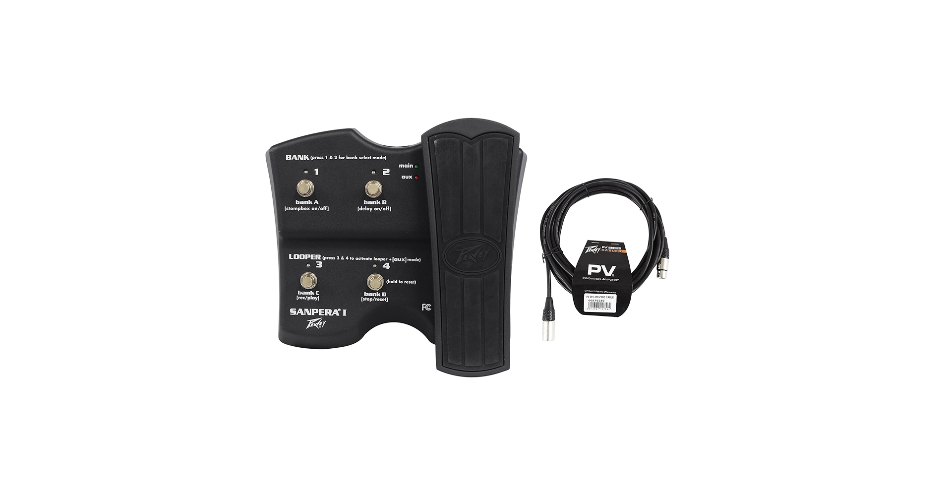 Amazon.com: Peavey Sanpera I 4-Button Footswitch +1
