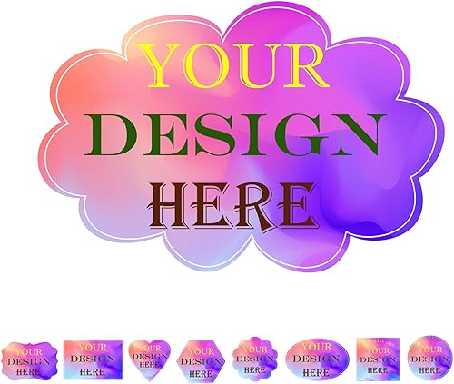 Cloud - Etiquetas adhesivas personalizables, etiquetas personalizables de nube para negocios, logotipo, oficina, fiestas, etc. Etiquetas