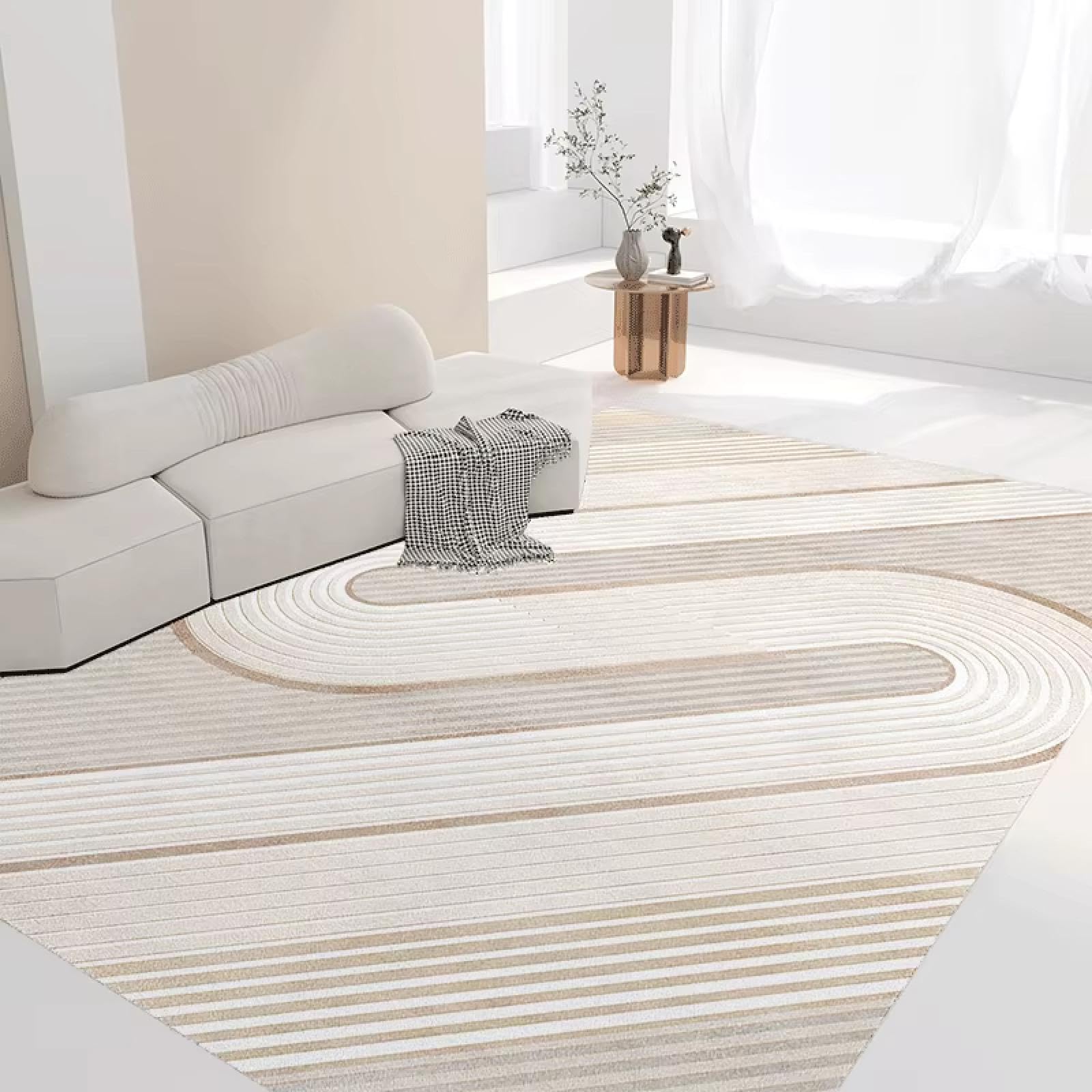 Tapis de salon douillet pour chambre à coucher et espace ado zen