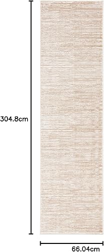 Vista 263 de SAFAVIEH Vision Collection VSN606F - Tapete de 6 pies x 9 pies, crema, moderno, ombré, no desprende pelo, fácil cuidado, para zonas de alto tráfico