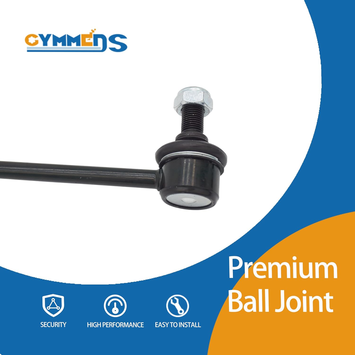 Front Lower Control Arms with Ball Joints Suspension kit Replacement for 2008-2013 ​Nissan Rogue 2.5L, 2014-2015 ​Nissan Rogue Select 2.5L MS30194 MS30195-8Pcs