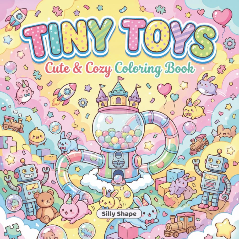 TINY TOYS: Cute & Cozy Coloring Book (TINY COLORING BOOKS)