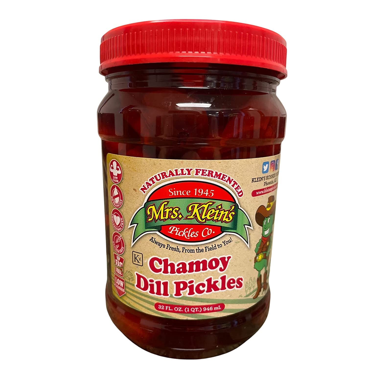 Mrs. Klein's Chamoy Pickles — Pickles Made with Mexican Chamoy for a