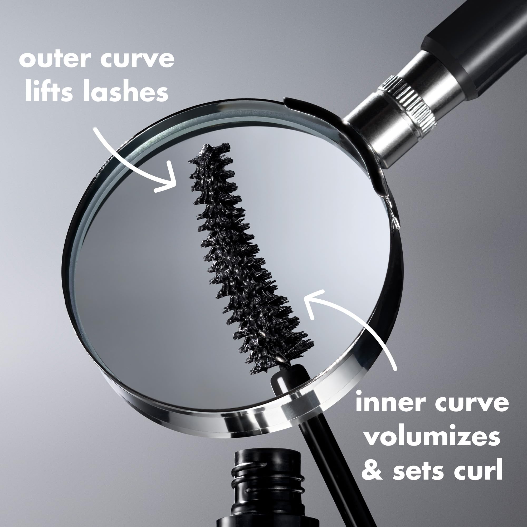 e.l.f. Incredi-Curl Mascara, Volumising Mascara for A Bold Lasting, Lifted Curl, Smudge-Resistant Formula - Image 3