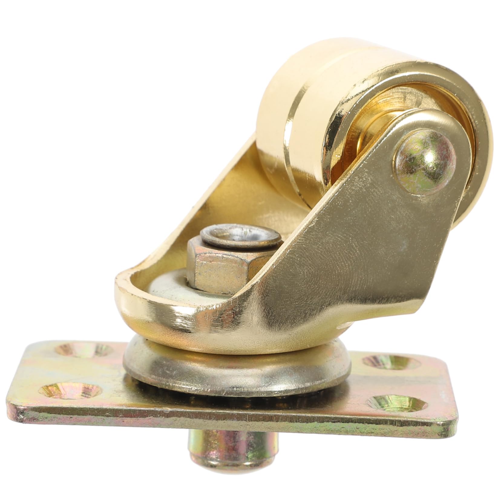 FUNOMOCYA Piano Wheel Replacement 1 Pc Metal Piano Caster Small Brass Wheels Upright Piano Casters for Piano Assistant