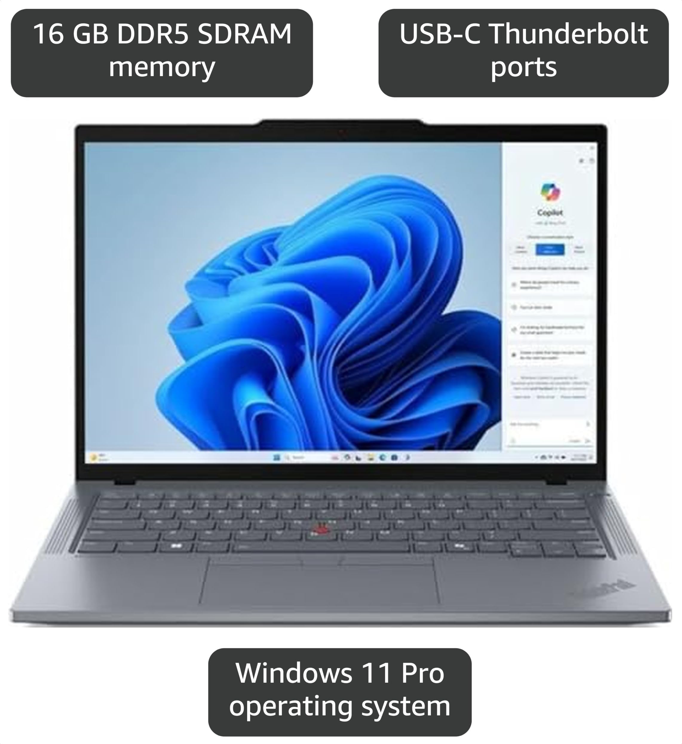 Amazon.com: Lenovo ThinkPad T14 Gen 5 – Intel Core Ultra 7 155U 14