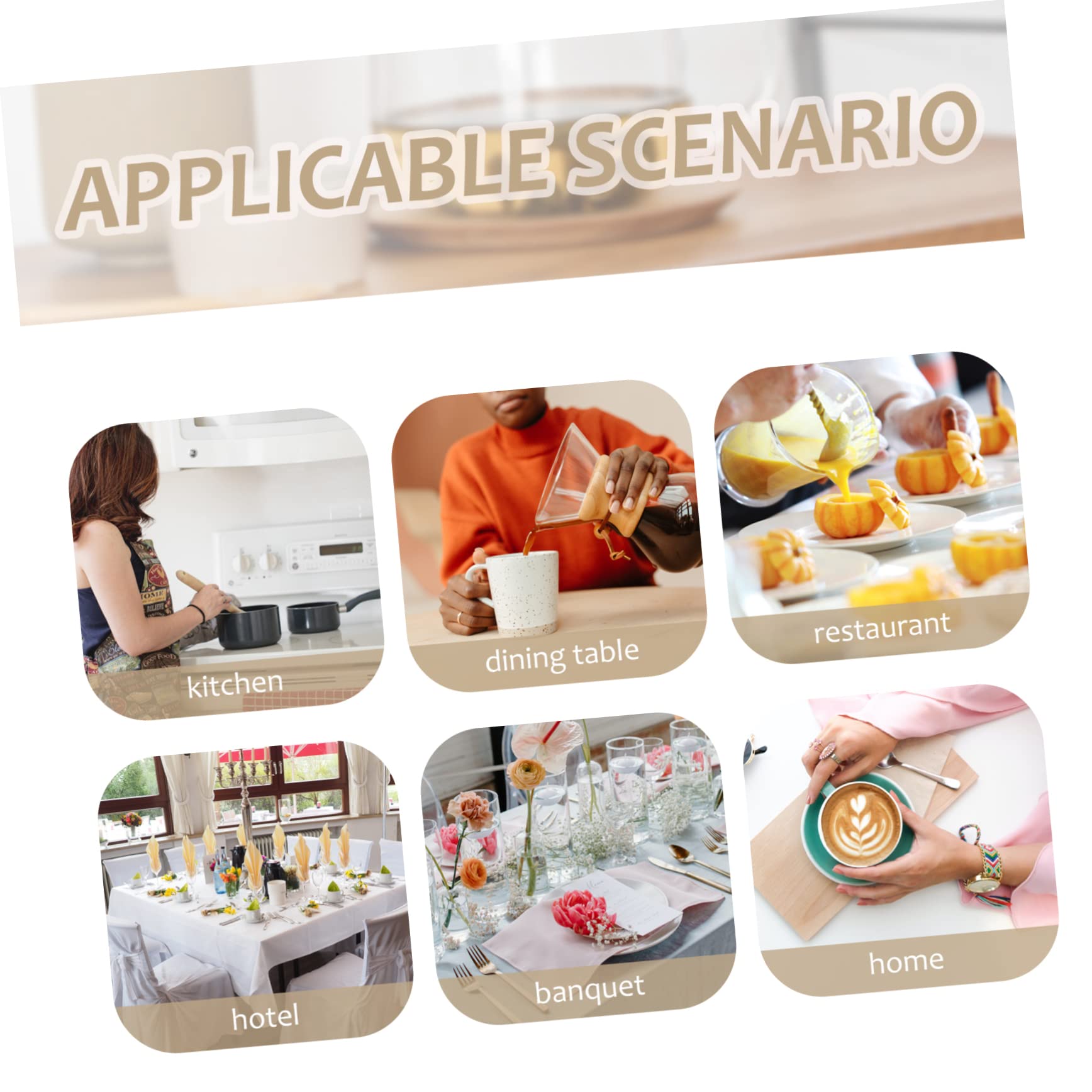 OUNONA 3 Series Posavasos De Acrílico Gradiente Bebidas Coasters Decorativos Antideslizantes Cocina Oficina 4 Piezas X 3