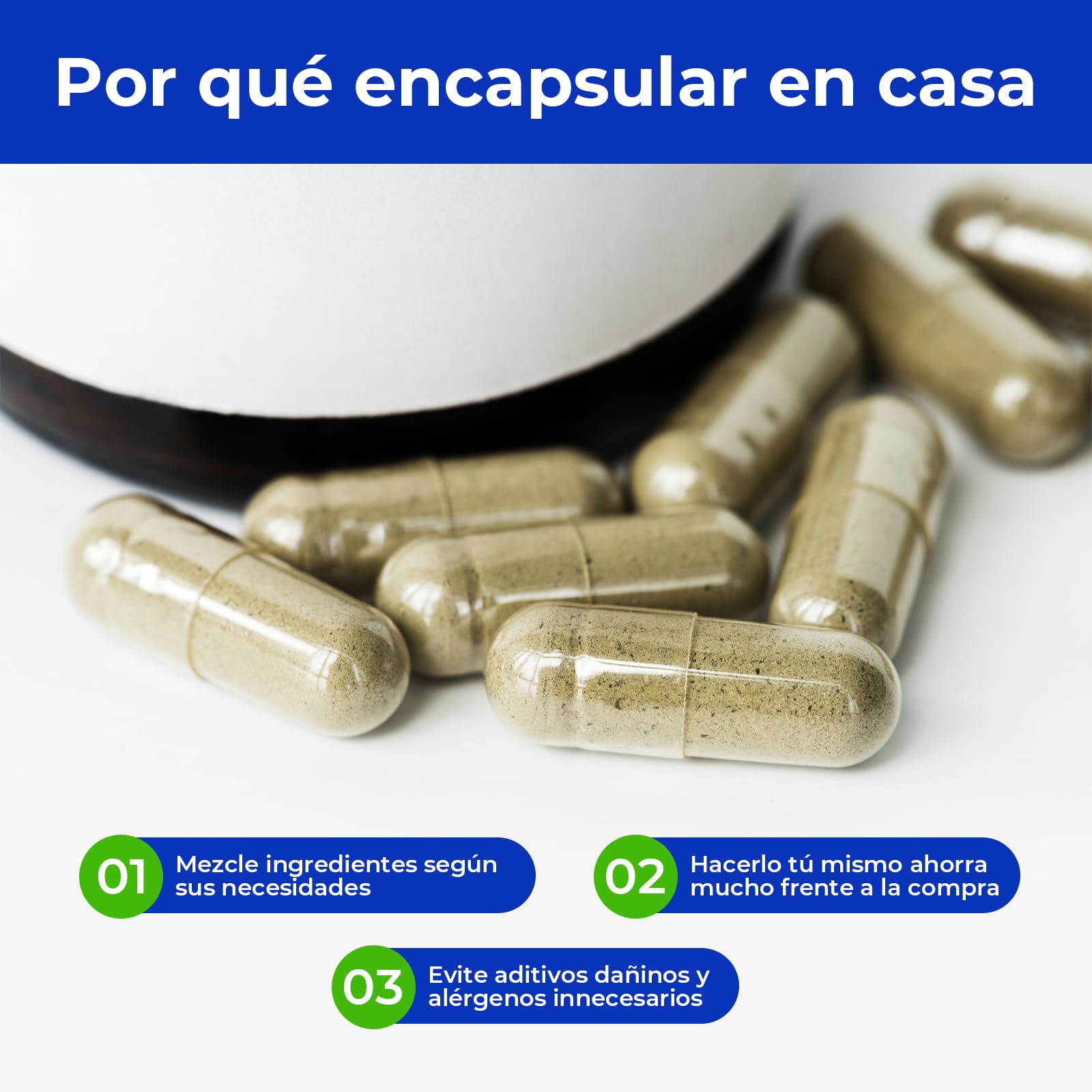 Cápsulas Vacías Vegetales de HPMC - Tamaño 0, 5000 Unidades, Sin Gluten, Sin OGM, Veganas, Ideales para Suplementos de Vitaminas y Minerales