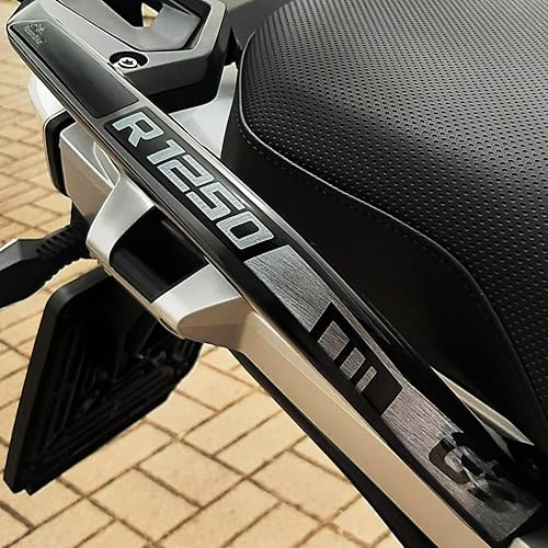 Adhesivos para motocicleta compatibles con BMW R 1250 GS Triple Black 2021, protección del mango del pasajero contra golpes y arañazos. Calcomanías