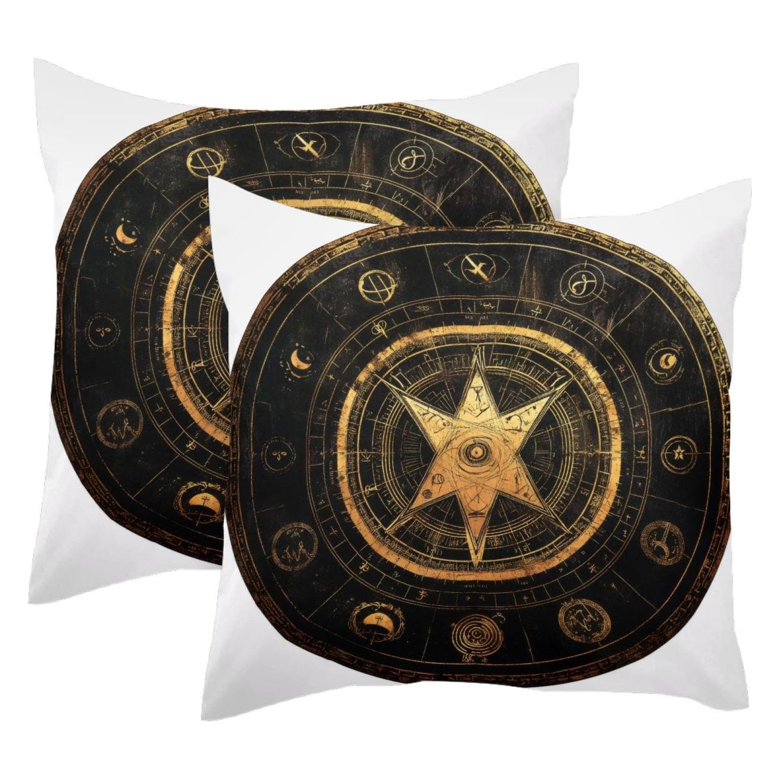 Housse de coussin zodiaque en velours doux, cadeau astro idéal