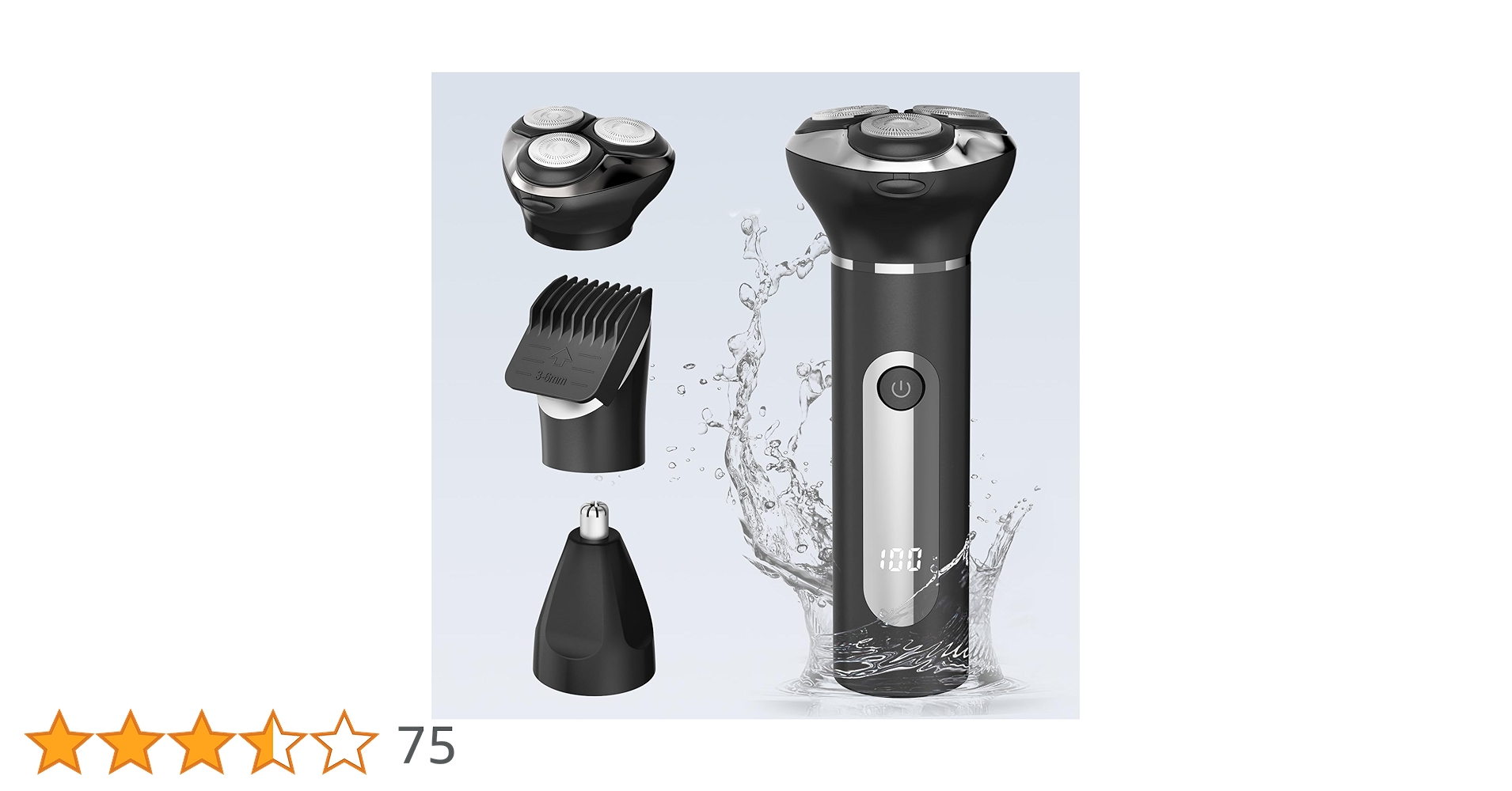 Amazon | メンズシェーバー 【1台3役 多機能セット】髭剃り 電動