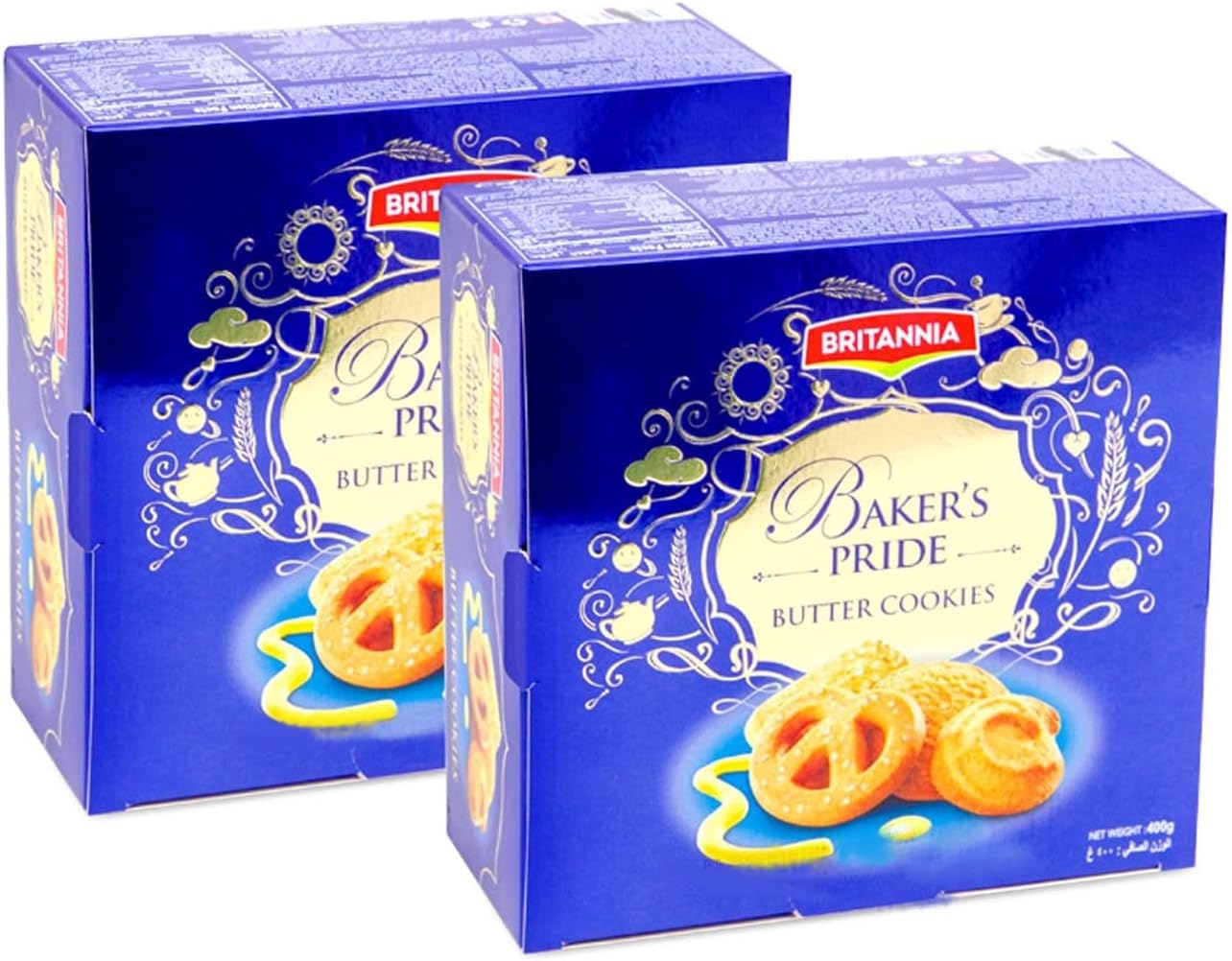 Britannia Baker's Pride Butter Cookies Value Pack, 2 x 400 g