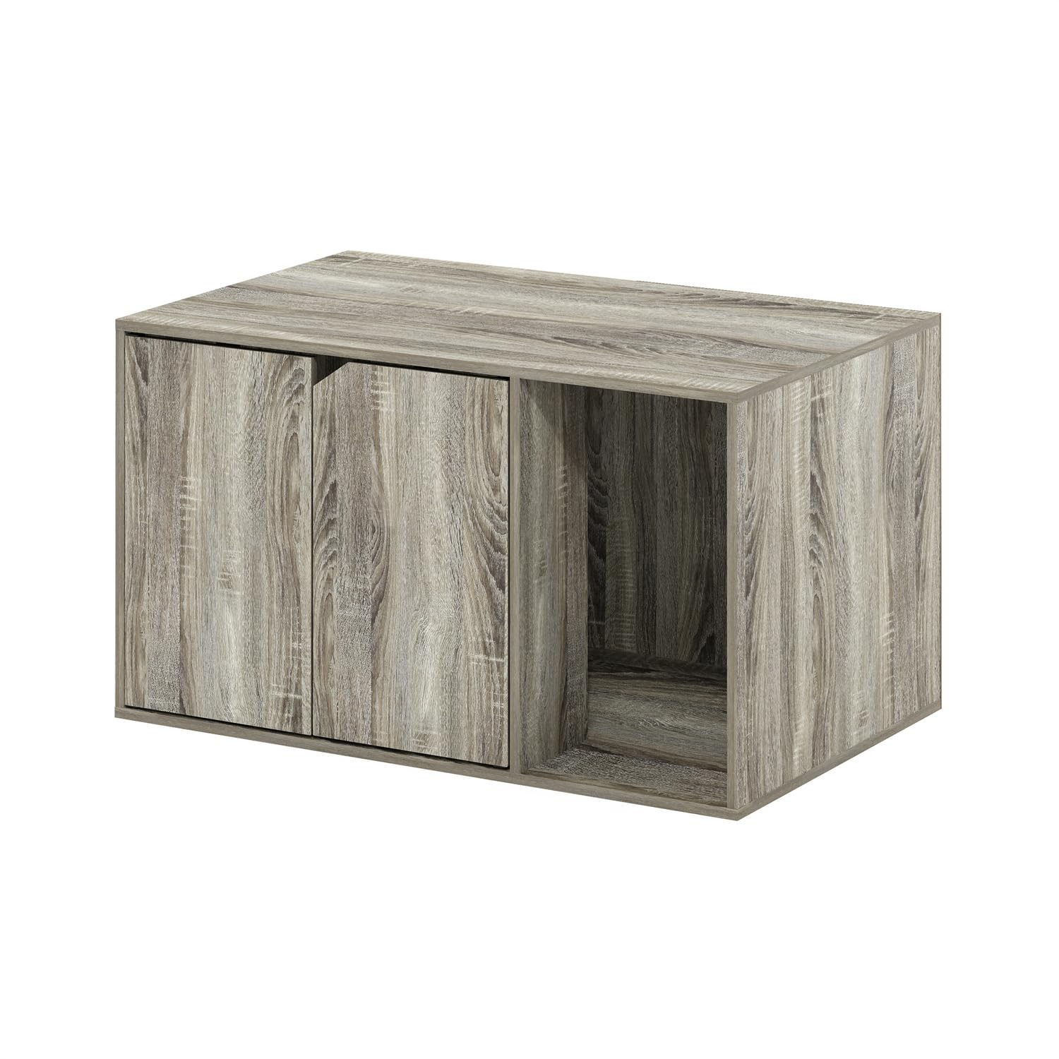 Maykoosh Victorian Elegance Charm Litter Box Enclosure, French Oak Grey