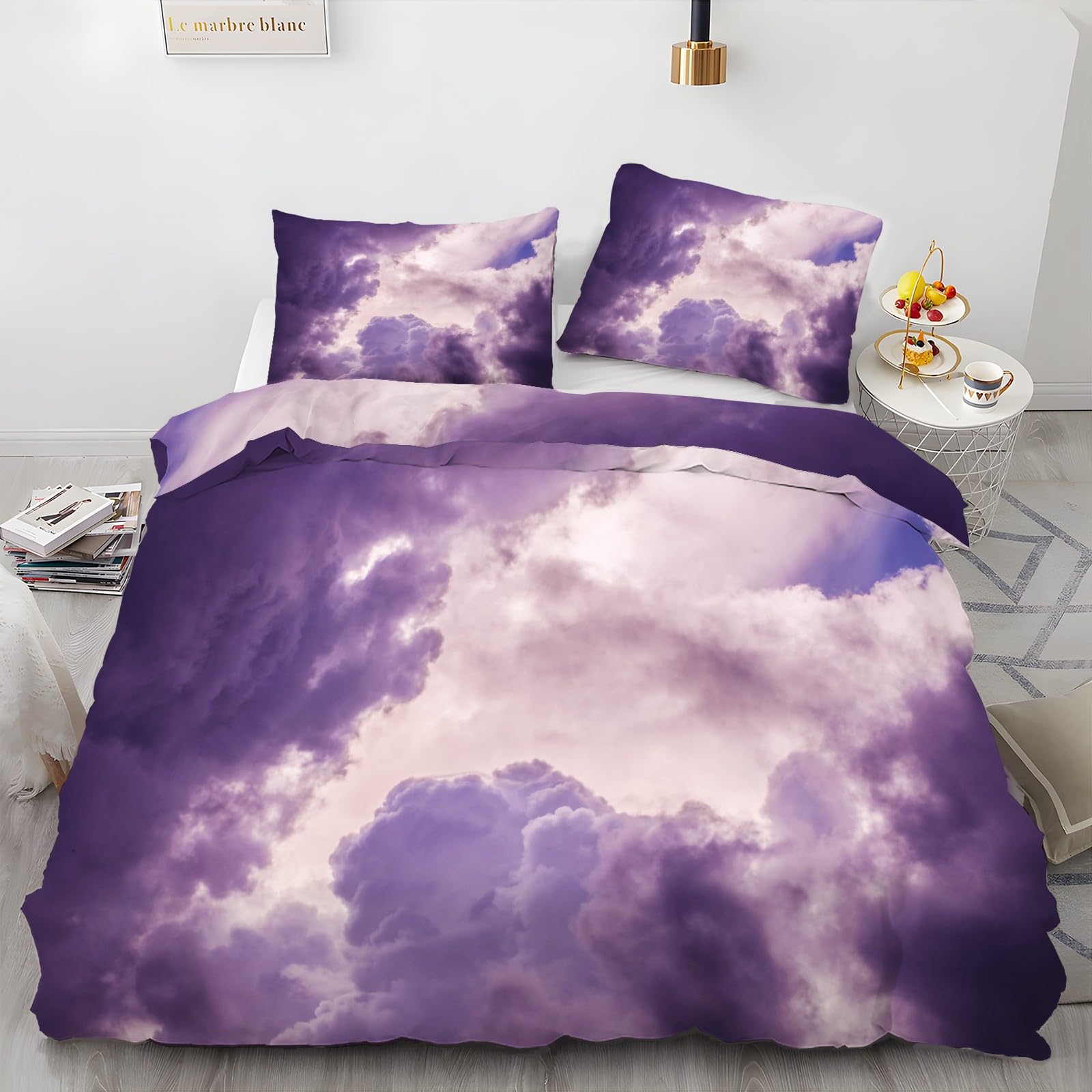 Housse de Couette 200x200 anti-glisse avec fermeture Éclair