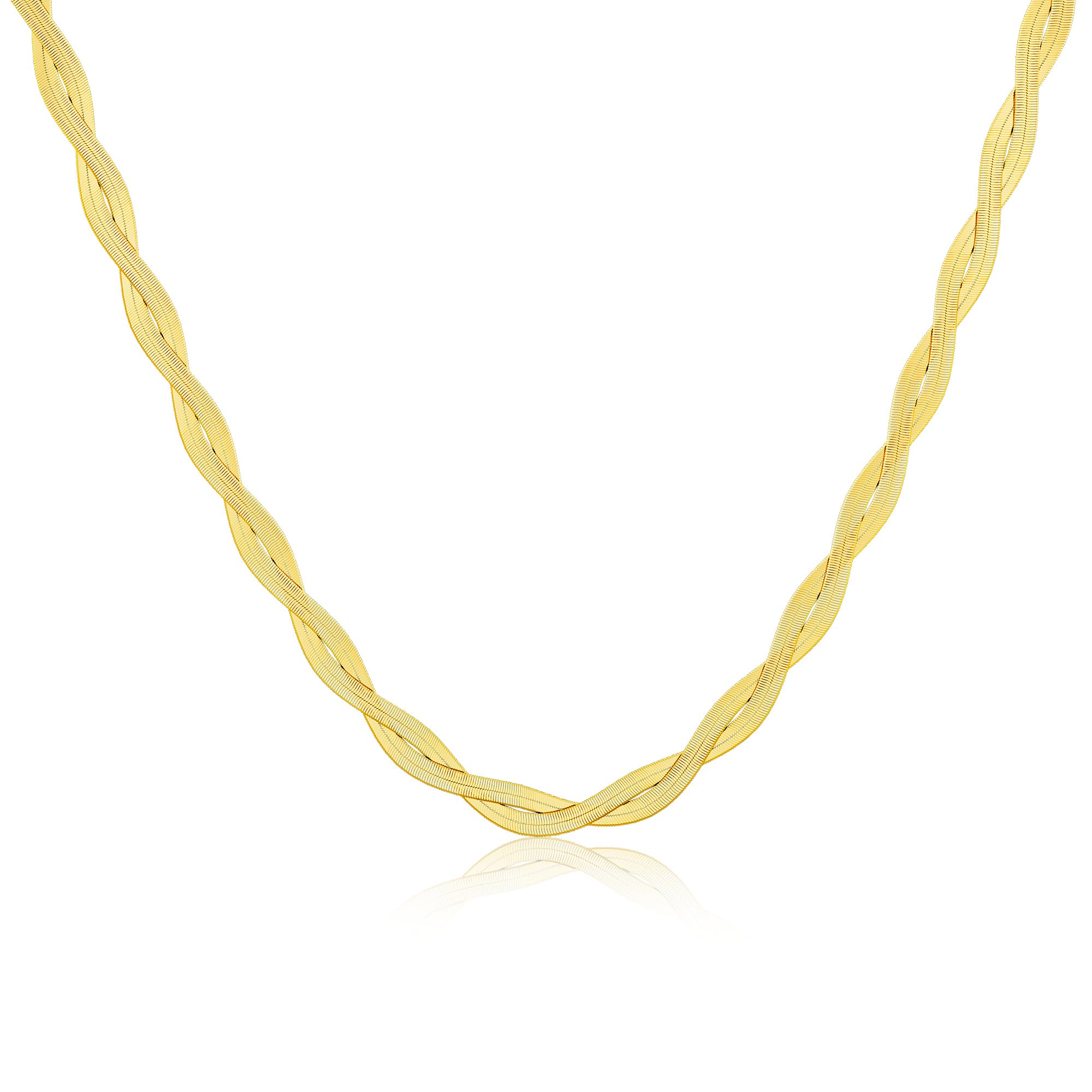 Tewiky Layered Necklaces for Women Non Tarnish- Chunky 14k Gold Plated Herringbone/Snake/Rope/Box/Cuban Link Chain for Women Waterproof Layering Stack Choker Necklace Trendy Dainty Tarnish Free Jewelry Set