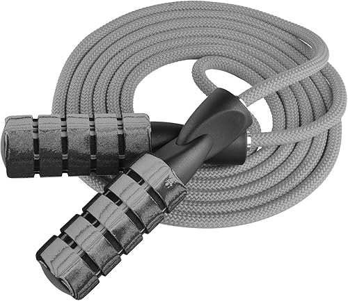 Miniatura 9 de Cuerda de saltar para mujeres y hombres, cuerda de saltar de algodón de longitud ajustable para adultos y niños, equipo de entrenamiento para