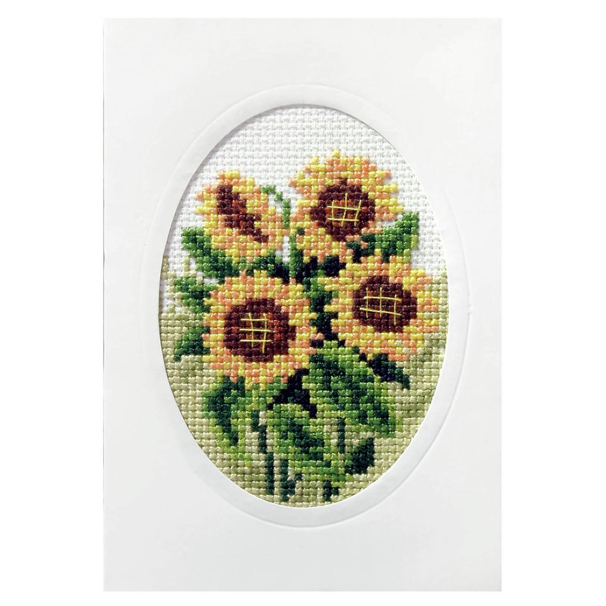 Sunflowers Card Kit - Cross Stitch Kit