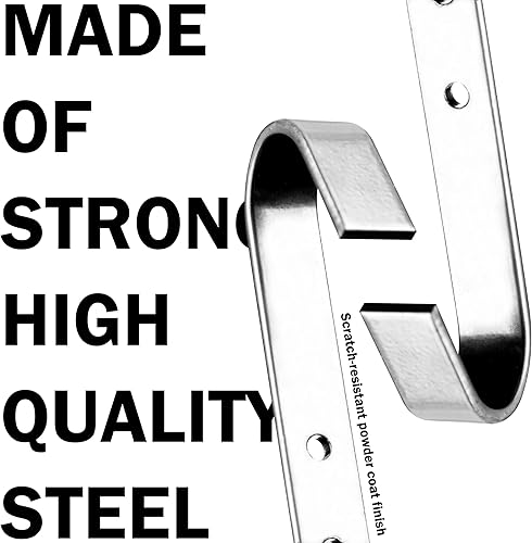 Miniatura 5 de CARTMAN Colgador de ganchos de almacenamiento de kayak para interiores de garaje resistente, soporte colgante de pared para sillas plegables,