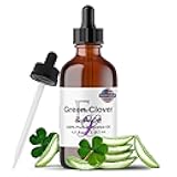 Green Clover & Aloe Fragrance Oil, 4 oz Premium, Long Lasting Diffuser Oils, Nostalgic, Clean & Fresh Essential Oils Reminiscent of Disney World, Relaxing Crisp Green Leaf & Beach Waves Aromatherapy