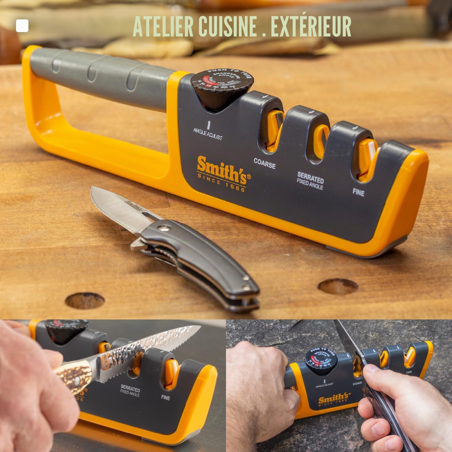 Smith's Edgesport 50264 Taille-crayon manuel réglable