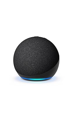 Amazon Echo Dot (newest model), Vibrant sounding Alexa speaker, Great for bedrooms, dining rooms and offices, Charcoal