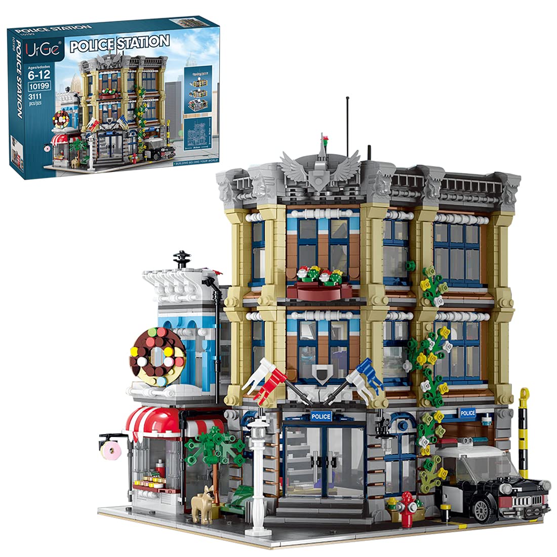 Buy Koyae Modular Building, City Station House Building Blocks Set