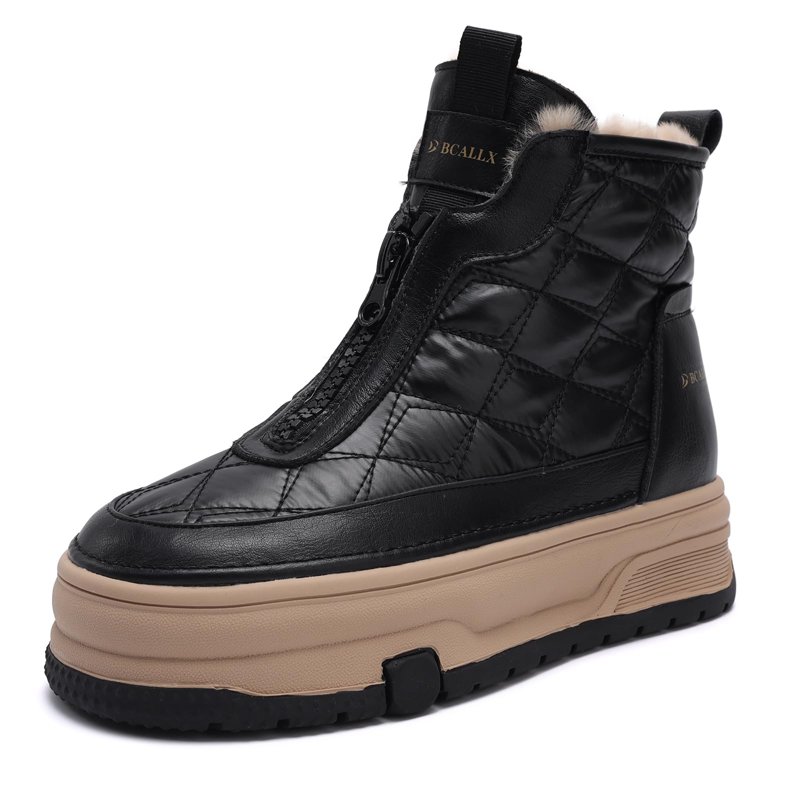 Womens Warm Snow Boots Cold Weather Winter Boots Fur Lined Comfortable Lightweight
