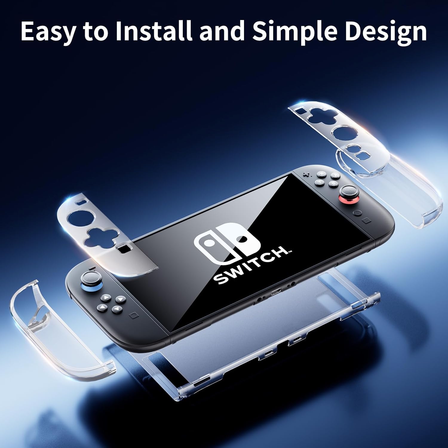 HEYSTOP Switch 2 Case for Nintendo Switch 2, TPU Switch 2 Case for Nintendo Switch 2, Nintendo Switch 2 Accessories for Nintendo Switch 2 with Hollow Design - Image 6