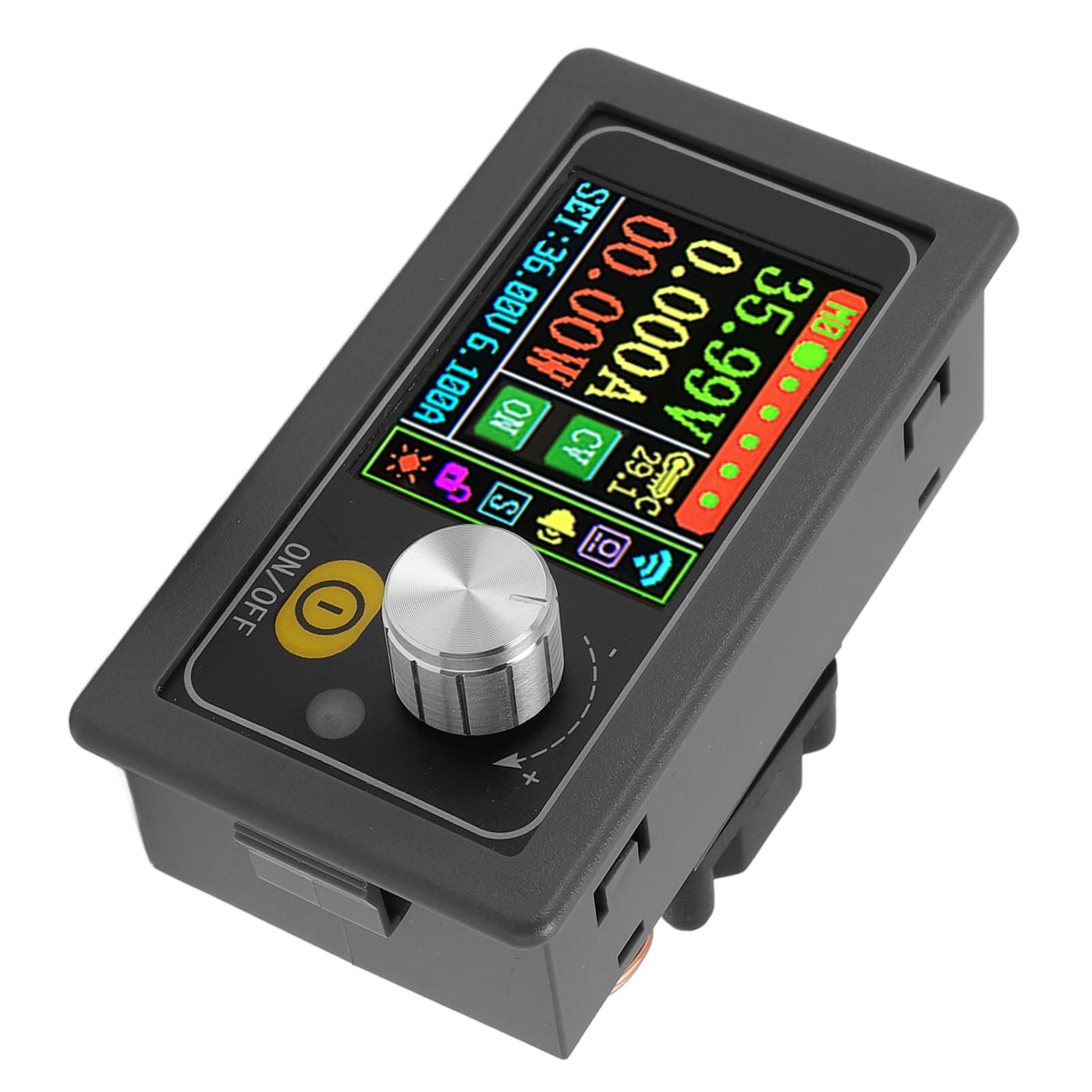 Jeffergarden Alimentatore Regolato CC, Materiale ABS, Sorgente Mobile Regolabile con Uscita da 216 W, Ideale per Progetti di Laboratorio Ed Elettronici