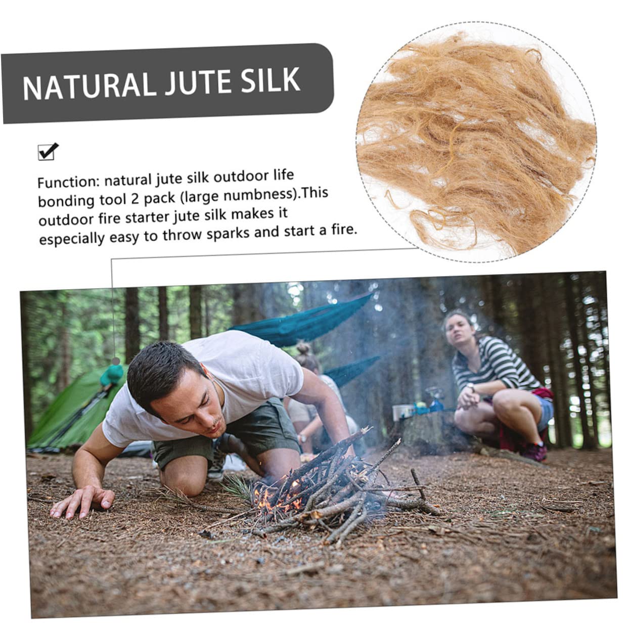 Mipcase Lot De 4 Allume-feu Pratiques Équipement De Camping Accessoires De Survie pour Allume-feu Extérieur 3 Pièces X 4