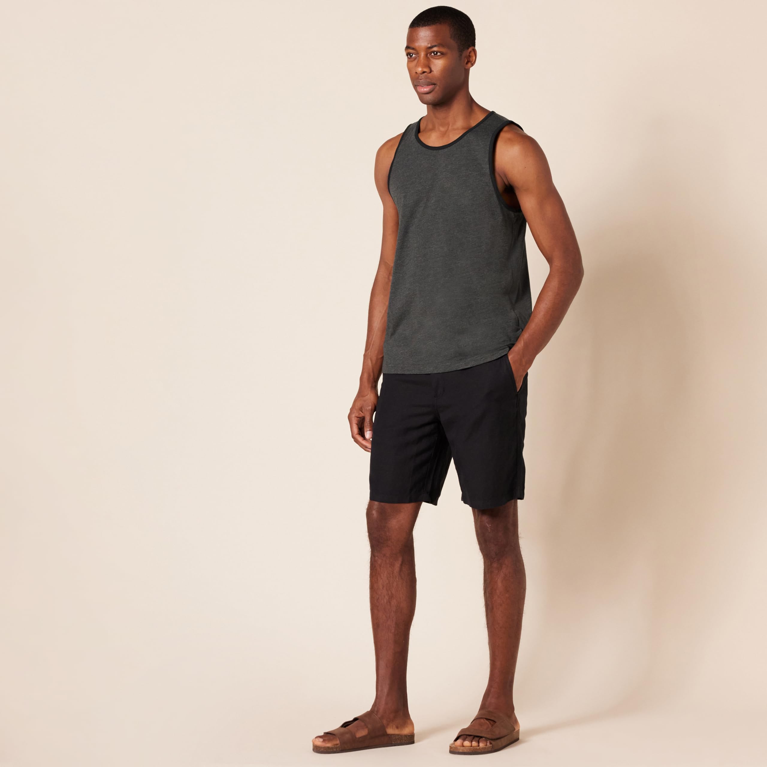 Amazon Essentials Hombre Camiseta de Tirantes de Ajuste Normal