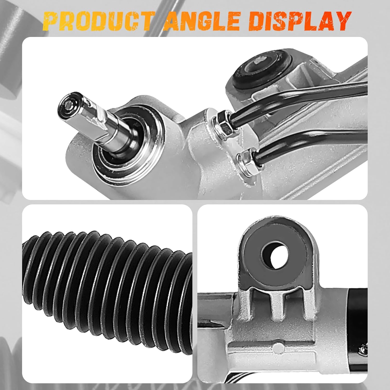 Hydraulic Power Steering Rack and Pinion Assembly Compatible with Chevrolet Colorado 2006-2012 & GMC Canyon 2006-2012 & Isuzu i-280/i-350 2006, i-370 2007-2008, i-290, Replace OE#25912269
