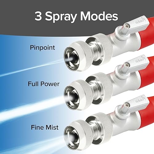 Miniatura 10 de Pocket Hose Silver Bullet 2.0 Manguera de jardín expandible de 100 pies con boquilla Turbo Shot, como se ve en la televisión, sin plomo, conectores