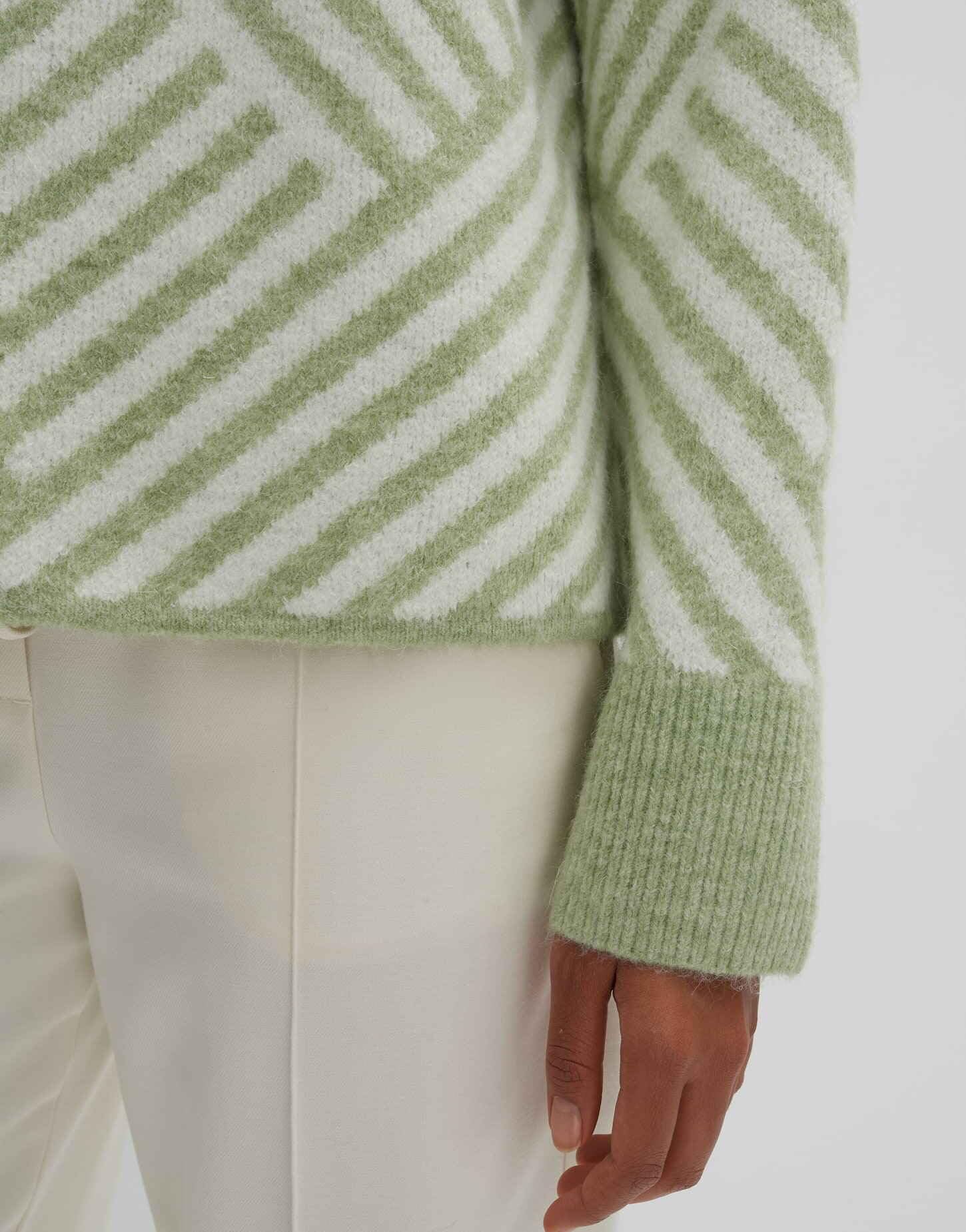 someday Sweter damski | sweter z dzianiny Tonica Loose z wełną i moherem