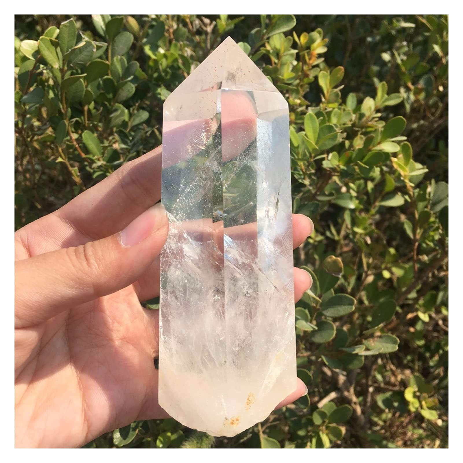 Cristal Natural en Bruto, 280g, semilla Grande Transparente, Cuarzo, Punta Natural, Cristal Duro