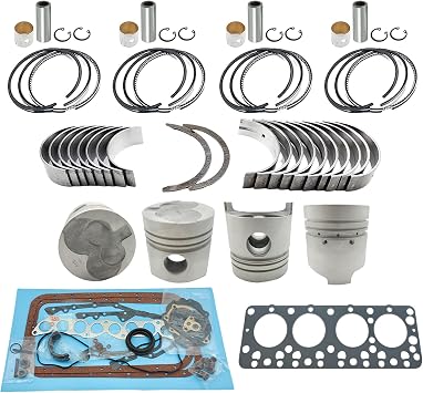 SD22 Engine Overhaul Rebuild Kit No cylinder liner and valve For Nissan SD22 SD-22 SD20 Engine Pickup Truck Forklift 3 Grooves