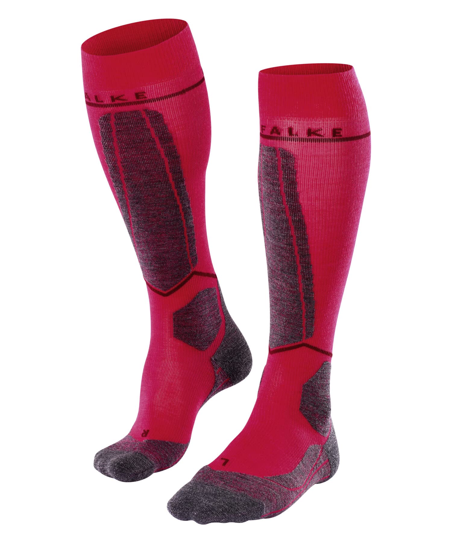 FALKE Womens SK4 Energizing Light Advanced Knee High Skiing Socks 1-Pair Rose 5.5-6.5