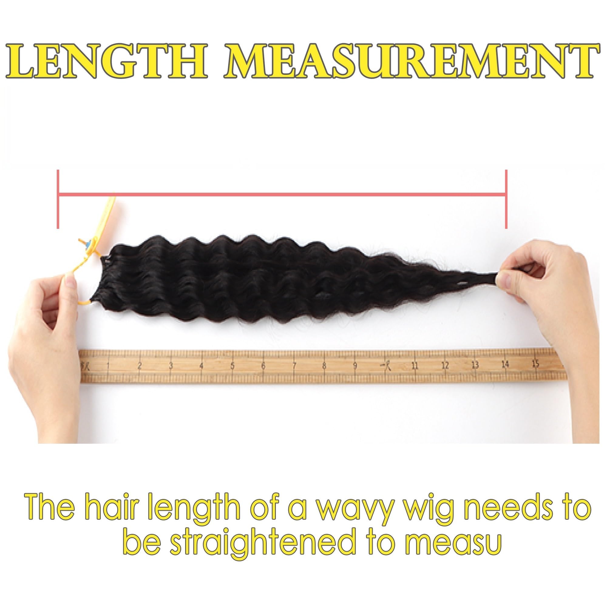 50g/1Pack Miracle Knots Crochet Human Hair, 18 inch Crochet Human Hair Deep Wave Pre-Separated Invisible Feather Crochet Braids Natural Hair for Black Women (#NA, Deep Wave, 18pouces)