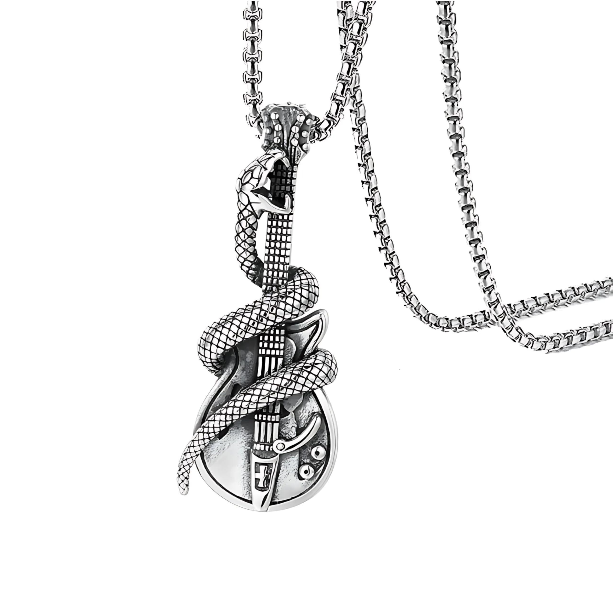 See full amazon price history chart for M Men Style Metal Silver Biker Mens Snake Guitar Pendant Punk Rock Retro Necklace Music Lover Jewelry Chain 24" Pendant Necklace Chain Gift For Men Boys M Men Style Metal Silver Biker Mens Snake Guitar Pendant Punk Rock Retro Necklace Music Lover Jewelry Chain 24" Pendant Necklace Chain Gift For Men Boys (B0DGXBGFB9) Amazon Price History, Amazon Price Tracker