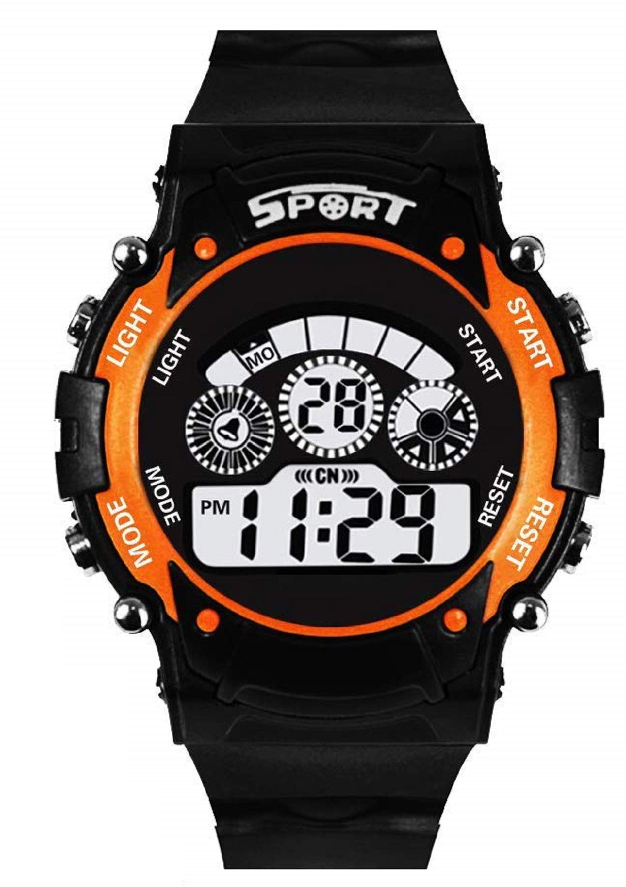 ZUPERIA Digital Orange Dial Boys & Kids Sport Watch (B0848MG1FW) Amazon Price History, Amazon Price Tracker