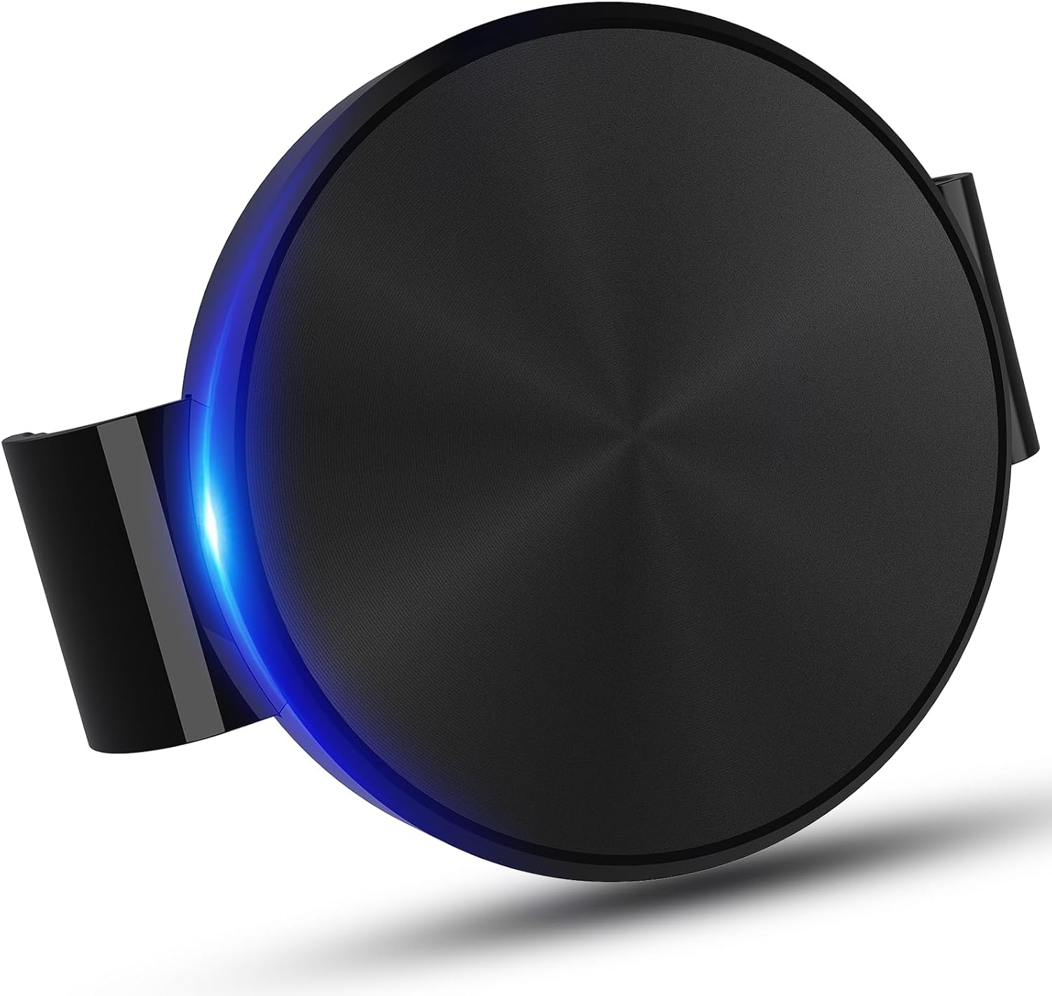 Phone Clamp for Magnetic Car Phone Holder, Aviation Aluminum Black - No Magnetic Case & Rings Needed, Enhanced Suction & Magnetic, Compatible with All Magnetic Holders