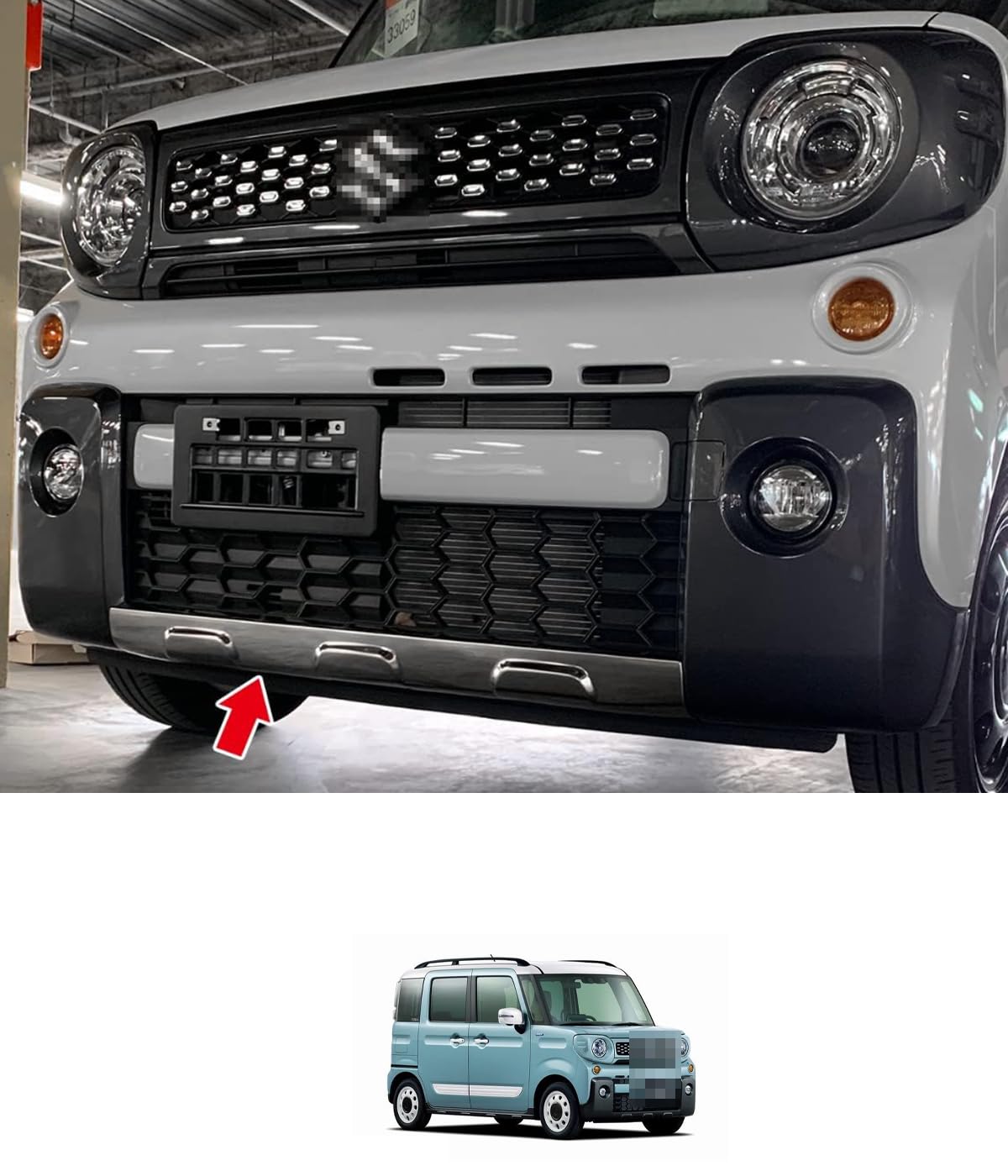 7ページ 6821 スペーシア ギア MK53S フロントバンパー 黒 ブラック 71711-79R7