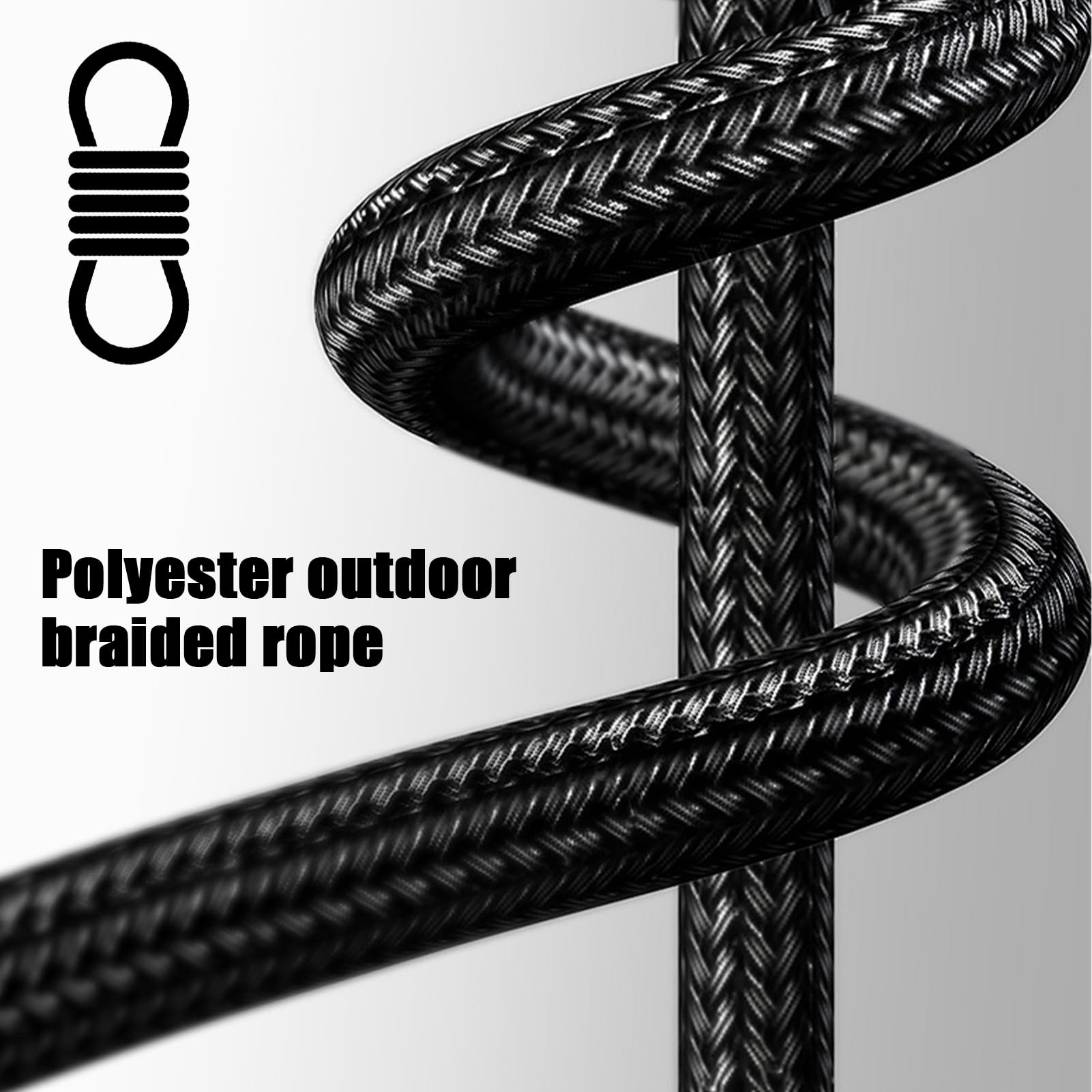 Corde Paracorde 33 ft 4 mm Multifonction 2 Couleurs pour Bracelets DIY Camping Extérieur