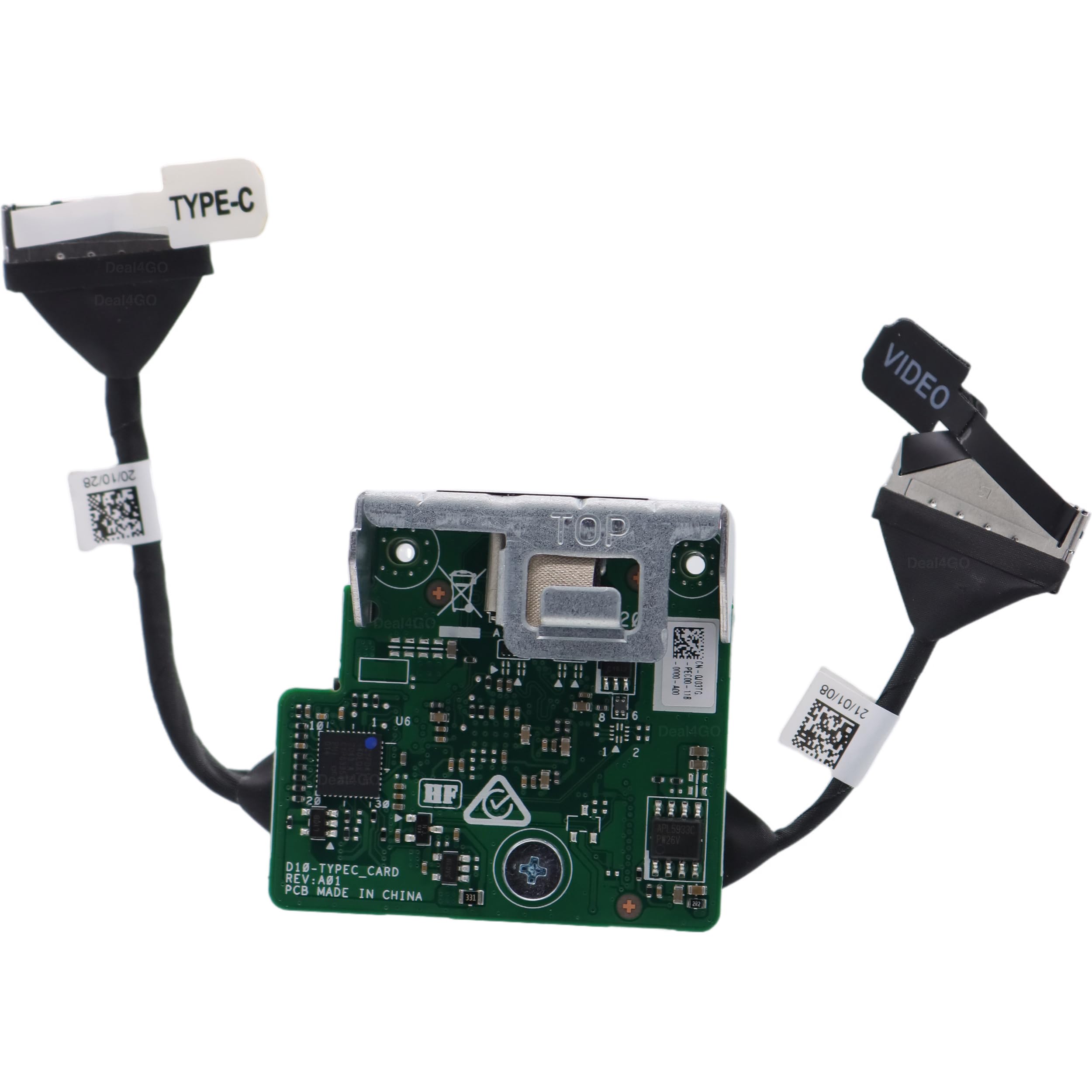 Dell Precision 7520 Left Side I/O Circuit Board USB-C DisplayPort LS-E311P TJHK7 - Foto 6