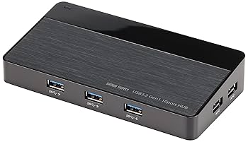 サンワサプライ　ゲームビデオキャプチャーボックス　usb-cvhduvc3 USB-CVHDUVC3【HDMIキャプチャー（USB3.2 Gen1・4K パススルー