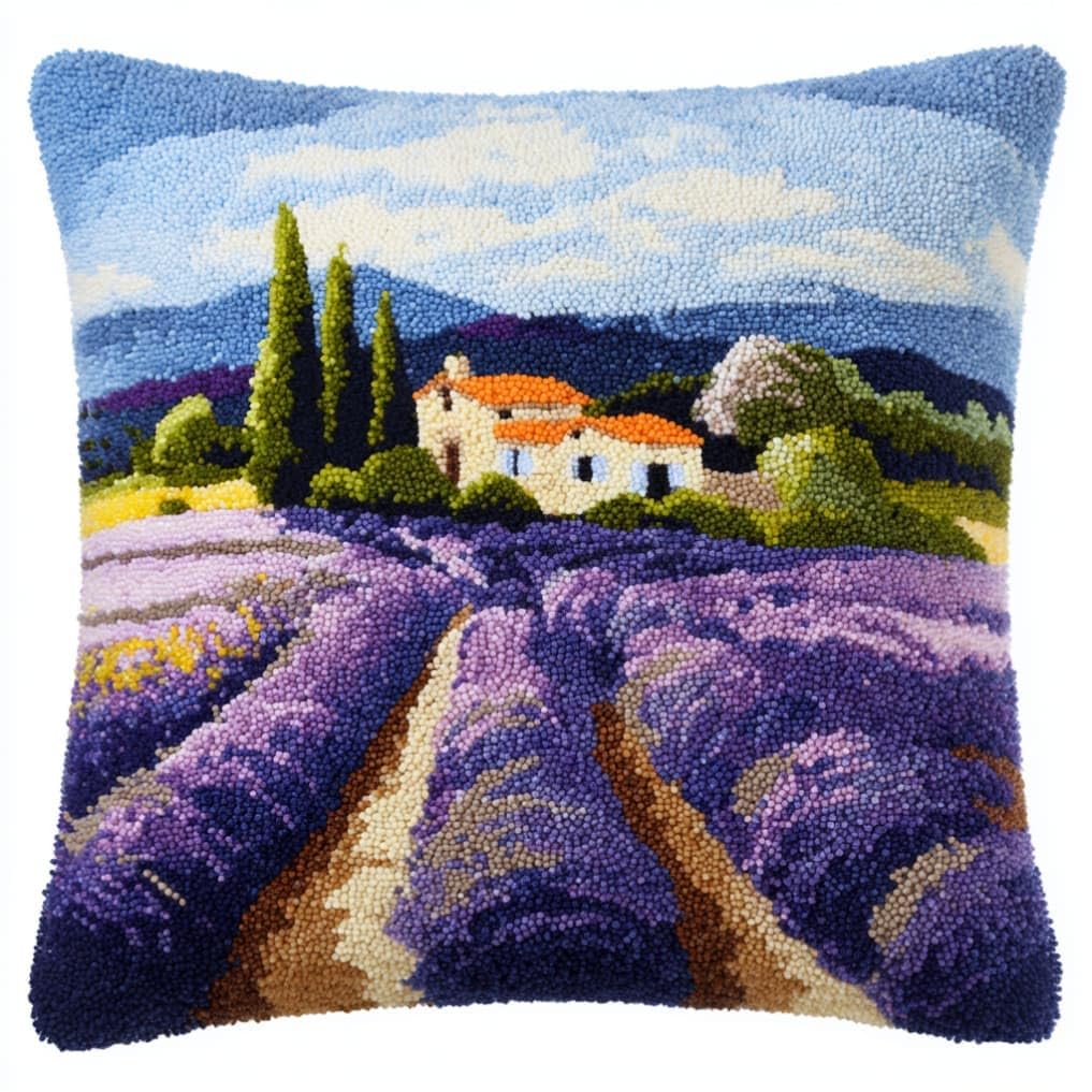 kitphoenix Latch Hook Embroidery Kits Lavender 43Cmx43Cm