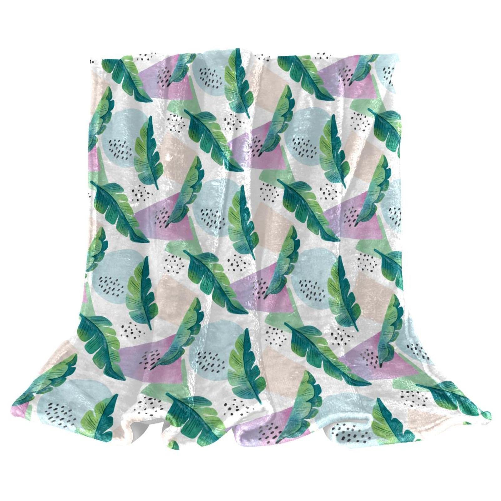 Plaid polaire tropical doux et léger pour rester au chaud