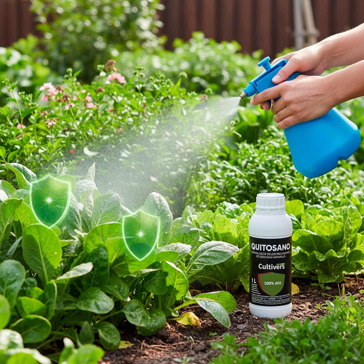 CULTIVERS Chitosane 1 L Activateur de mécanismes de défense des plantes Substance de base écologique