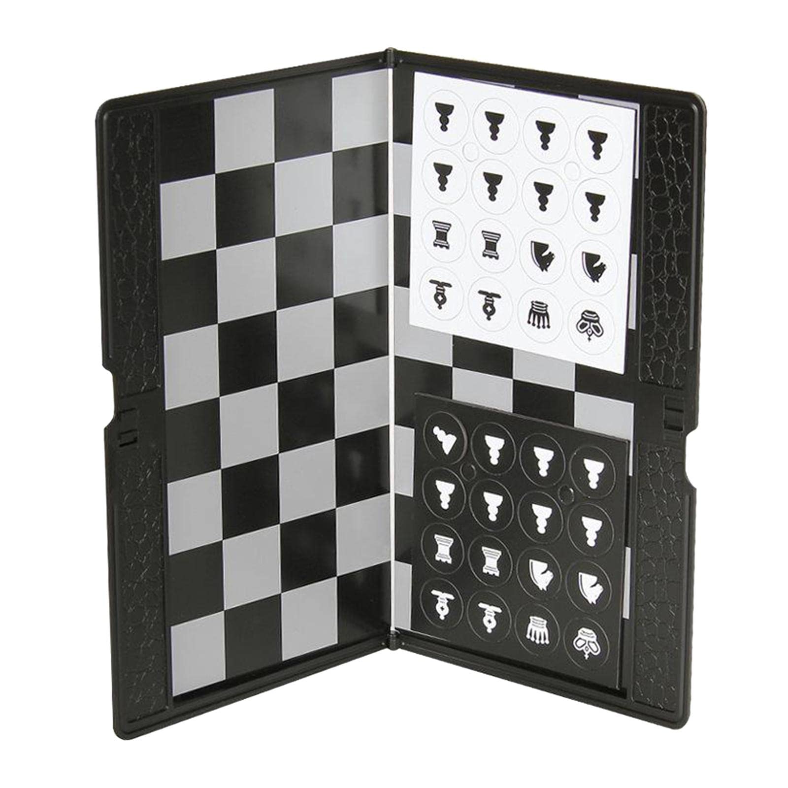 MYADDICTION Pocket Magnetic Travel Chess Set Round Coin Shape Pieces Folding Board Game (B0D4F4HVWM) Amazon Price History, Amazon Price Tracker